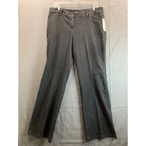 Larry Levine Stretch Pants Women's Size 14 Black Color - Picture 1 of 6